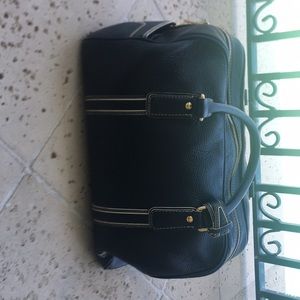 Louis Vuitton Carryall Tobago Navy Leather Weekend
